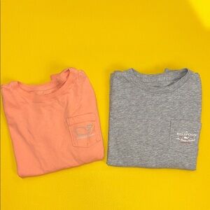 Vineyard Vines Kids Pocket Tee - Coral
